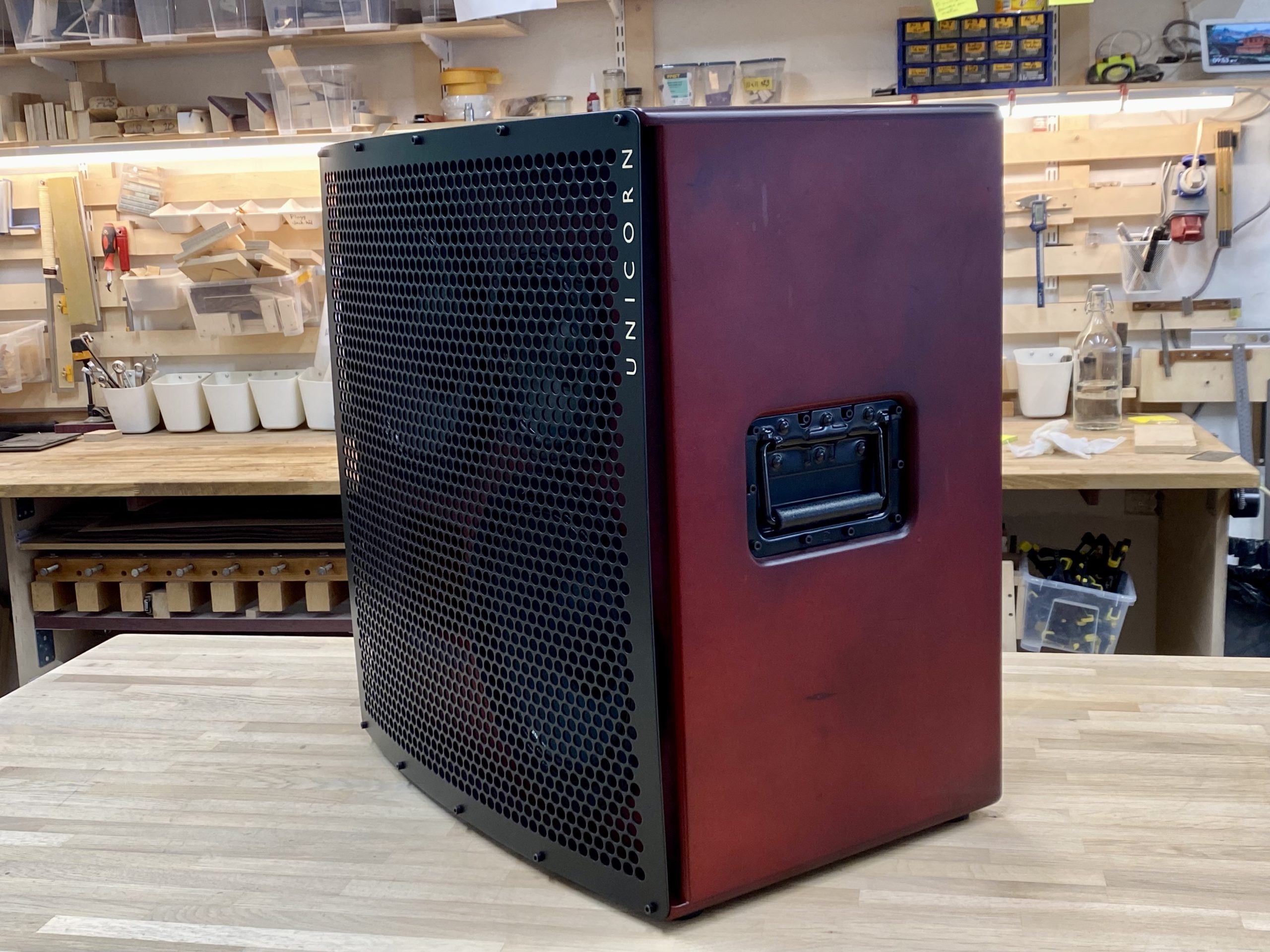 UNICORN 1026-600  Dark red cherry finish